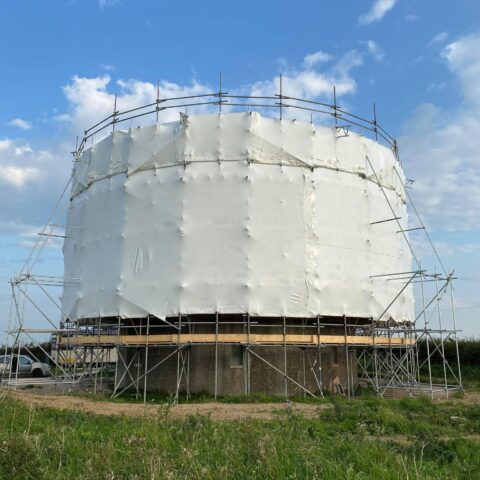 shrink wrap scaffolding in north devon